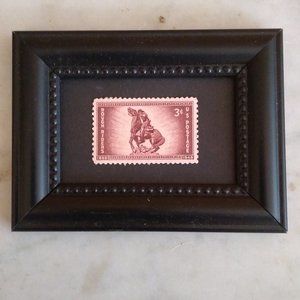Desktop Stamp Art - Genuine Mint Vintage US Postage Stamp (1948) Rough Riders